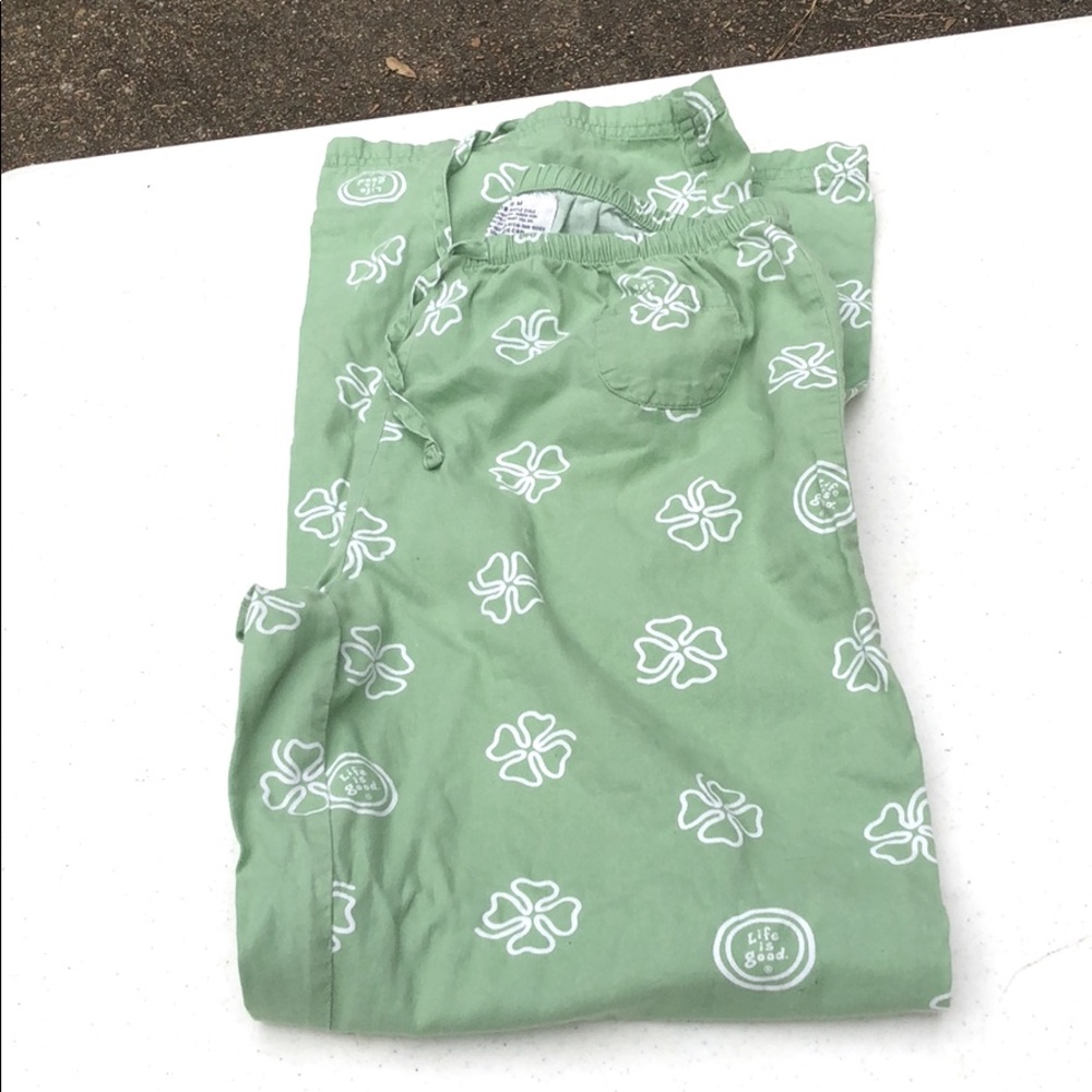 LIFE IS GOOD SLEEP PANTS like new condition
